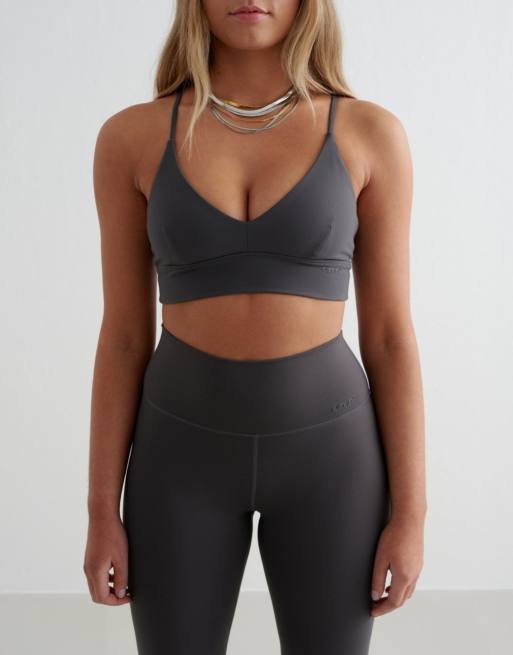 Aim'n - Sense - Reggiseno con fascette grigio ombra