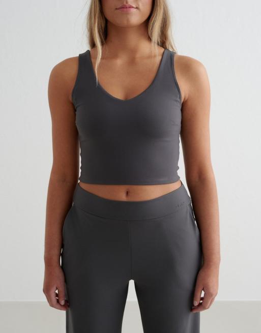 Aim'n Shadow grey sense strap bra and bottom, 3 of 6