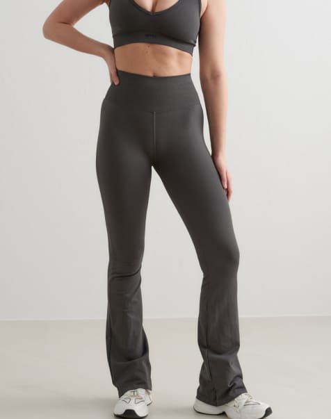 Aim'n Shadow grey shape seamless flare petite tights - view 1