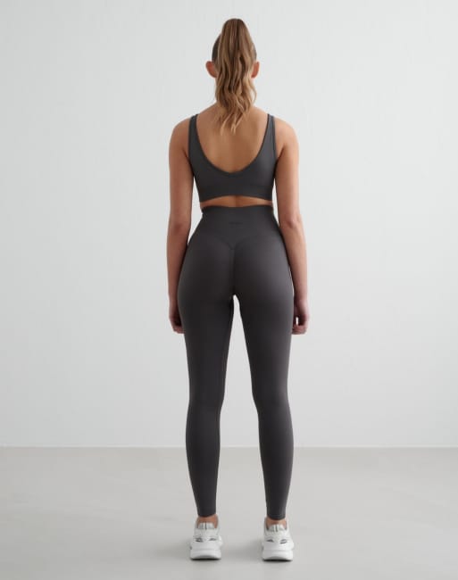 Aim'n Shadow grey shape seamless petite tights, 3 of 4