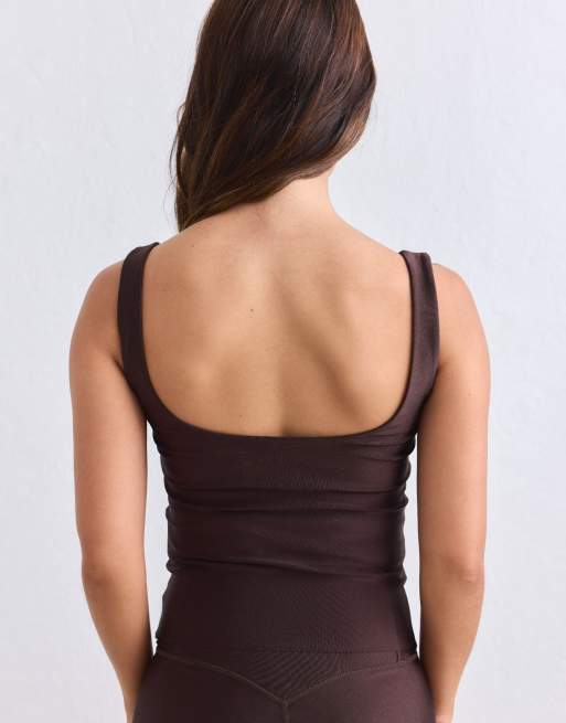 Aim'n Singlet mit Schimmer in Schokobraun, 3 von 4
