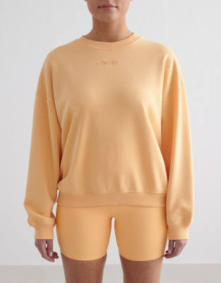 Aim'n - Sorbet - Sweatshirt aus Frottee in Cremeorange