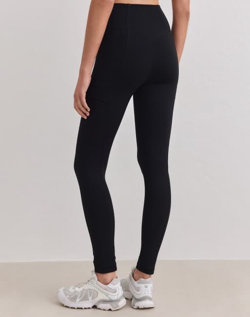 Aim'n sorte varme tights med lommer, 2 af 4