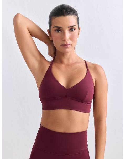 Aim'n soutien-gorge à bretelles Sense couleur merlot - view 1