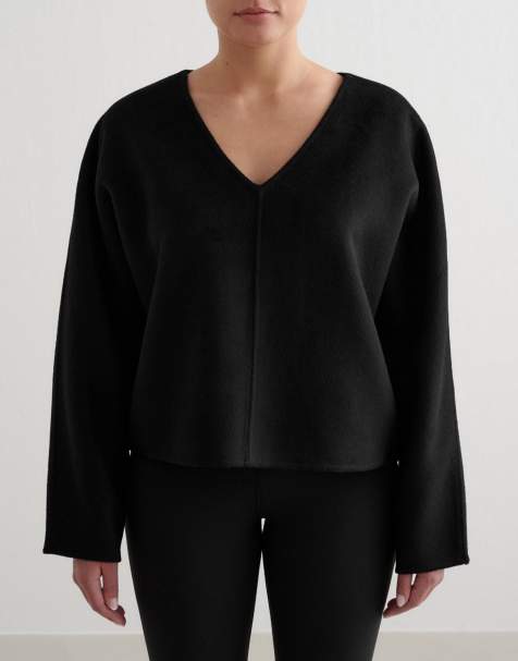 Aim'n - Sweat en laine - Noir - view 1