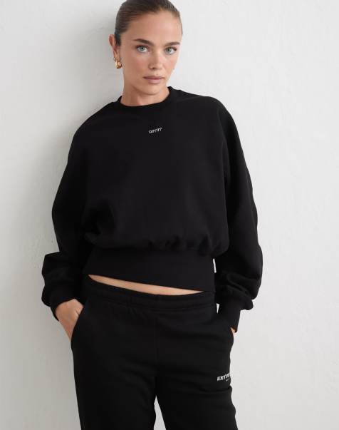 Aim'n sweat-shirt sportif noir - view 1