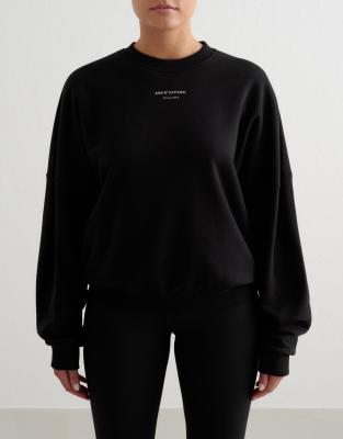 Aim'n - Sweatshirt aus Terry-Stoff in Schwarz