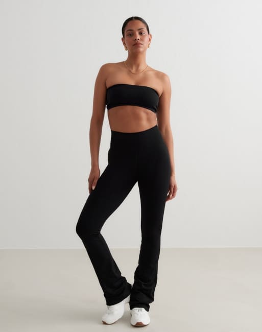 Aim'N Tall - Sorte formgivende sømløse leggings med svaj, 4 af 4