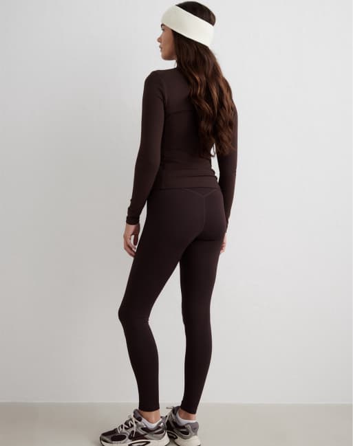 Aim'n varmende tights i cacao, 2 af 4