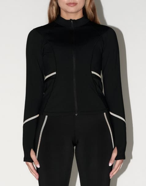 Aim'n - Veste chaude zippé à détails réfléchissants - Noir - view 1