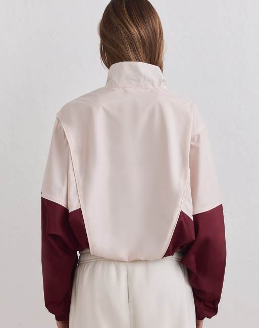 Aim'n veste de survêtement coupe-vent Balance en merlot, 2 de 4