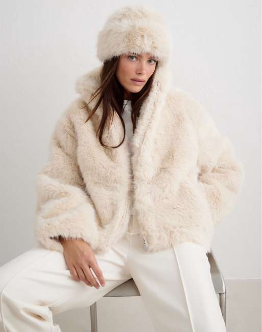 Aim'n veste en faux-fur sable, 2 de 4