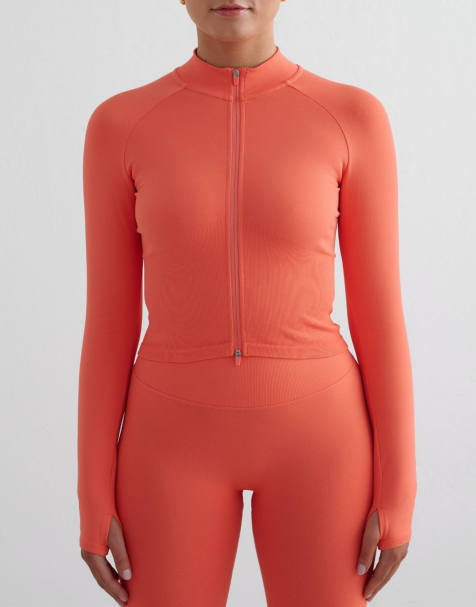 Aim'n - Veste zippée sans coutures effet sculptant - Clémentine - view 1