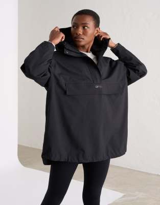 Aim'n - Wasserdichter Oversized-Anorak in Schwarz