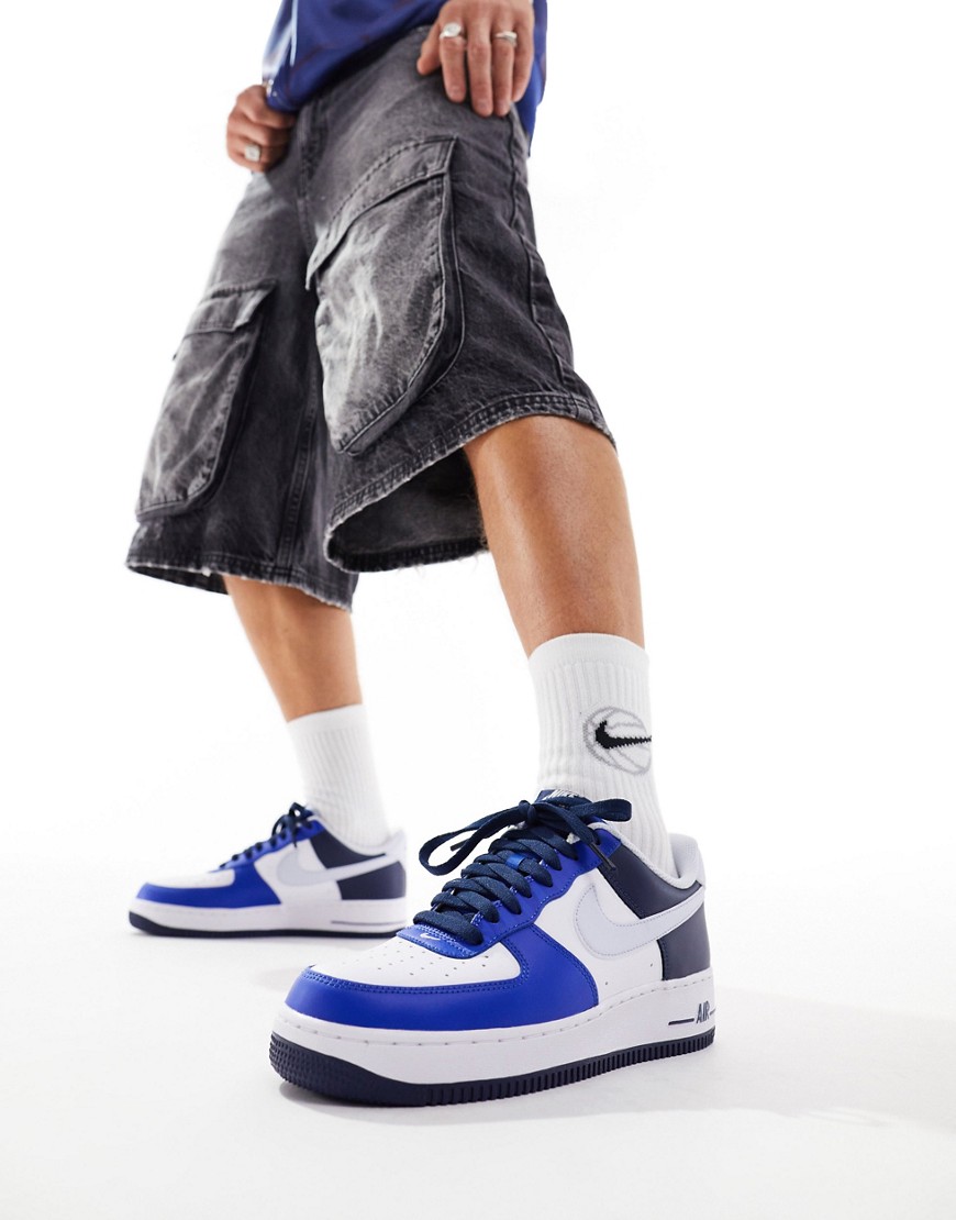 Nike Air Force 1 '07 Sneakers In Blue Multi