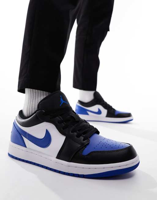 Air Jordan 1 Mid « Royal » (Homme), Noir/bleu roi/blanc : : Mode