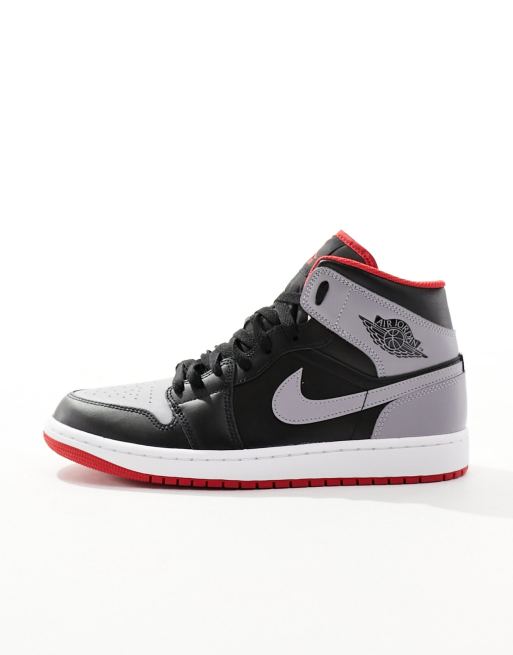 Air Jordan 1 – Czarno-szare buty sportowe do kostki, 2 z 5
