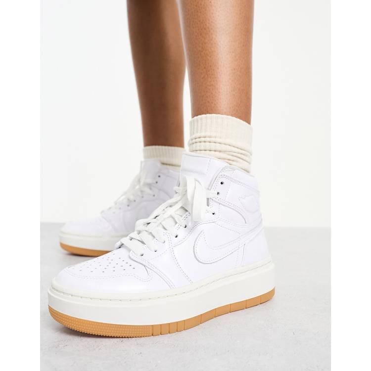 Nike air jordan 1 high white on sale