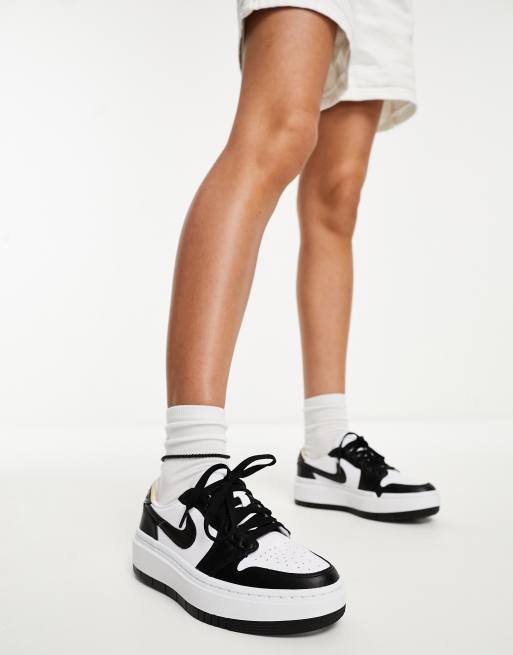 Nike air discount jordan wit zwart