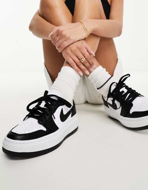 Black and white air jordan 1 best sale