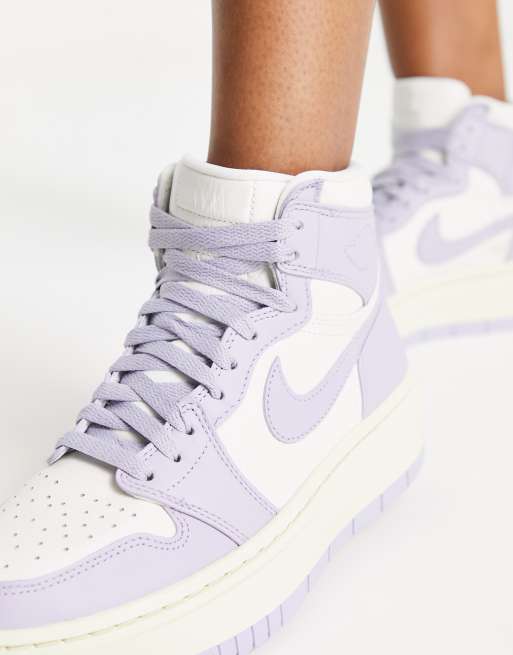 Sneakers Lila Jordan Mid Lavender Air Jordan Lila Pastel Air