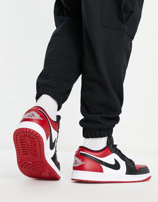 Jordan 1 rood wit zwart hotsell
