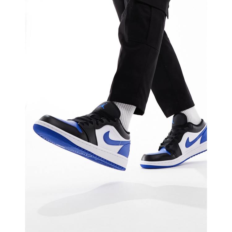 Blue and shop white jordan 1