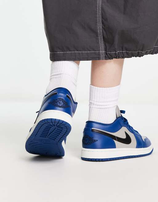 Air Jordan 1 Low Lage sneakers in Frans blauw ASOS