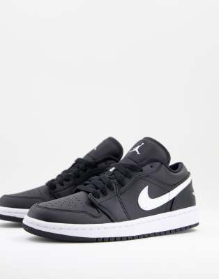 air jordan 1 low top black and white