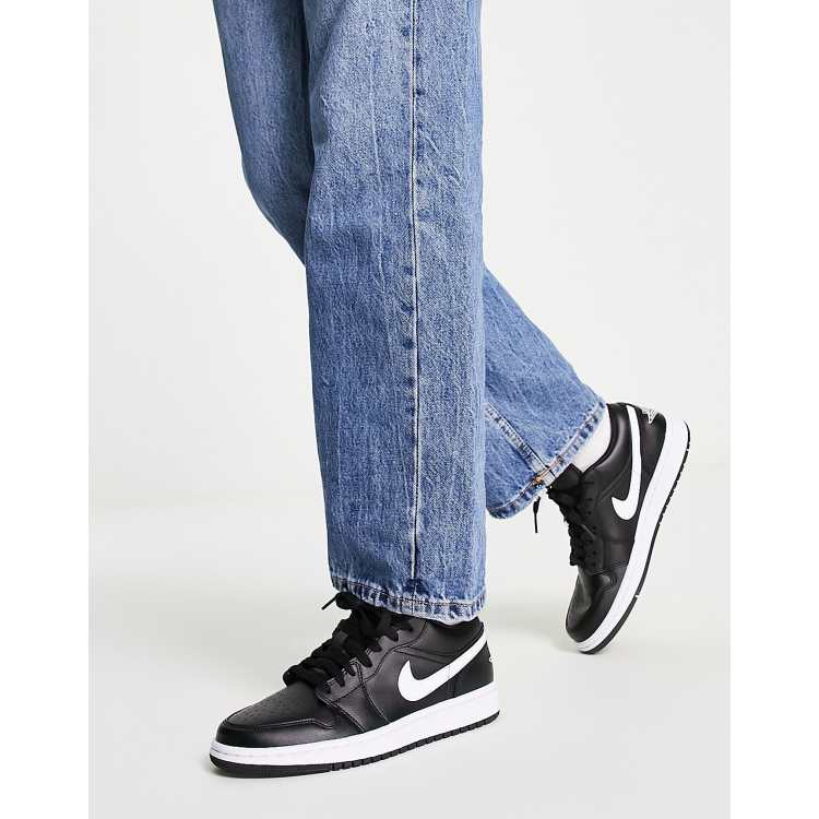 Air Jordan 1 Low trainers in black | ASOS