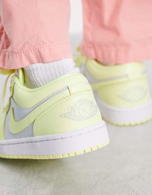 Grey and hotsell lime jordan 1