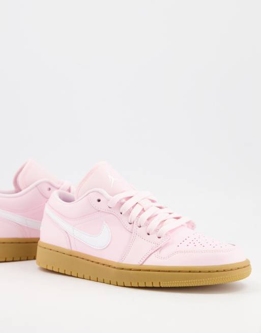 Jordan 1 low pink bottom sale