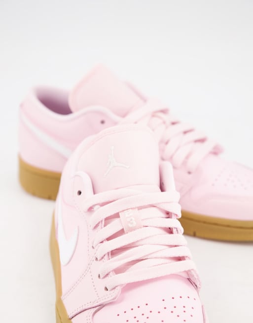 Air jordan 1 on sale low pink sole