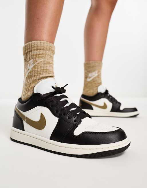 Air Jordan 1 low trainers in shadow brown