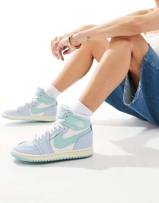 Retro High 1er Jordan Hellblau Jordan Hoch OG Denim (Damen