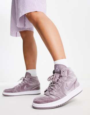 air jordan mid purple