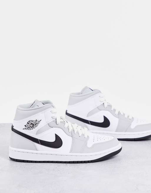 Grijze jordan 1 discount mid