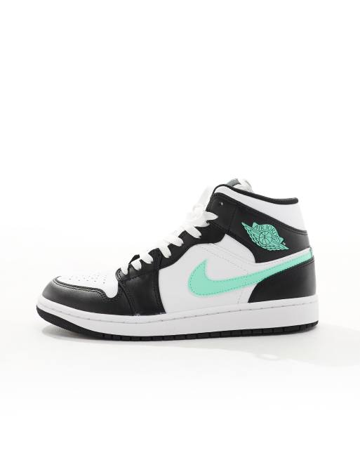 Black and green jordans 1s best sale