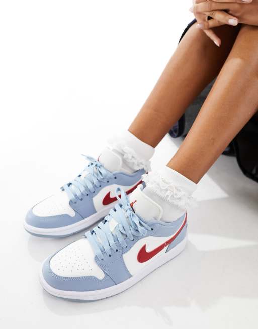 Low Nike Jordan Rot Blau Nike Air Jordan Low Women's Sport Blue