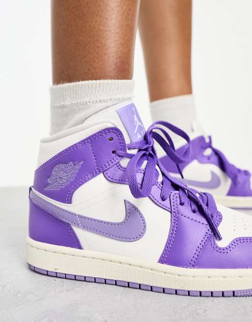 Air jordan 1 on sale viola e nere