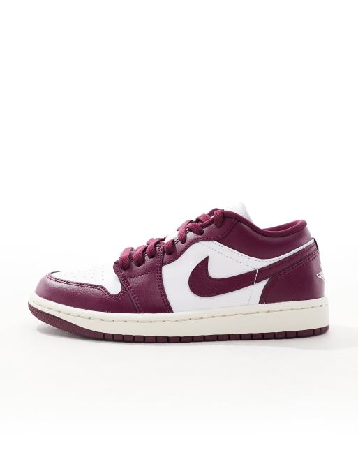 Nike jordan burgundy clearance