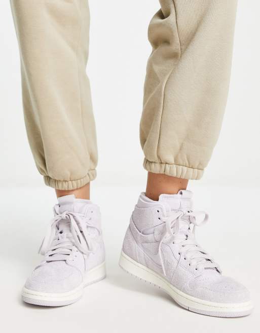 Air Jordan 1 Zoom Air Comfort Sneaker in hellem Malve ASOS