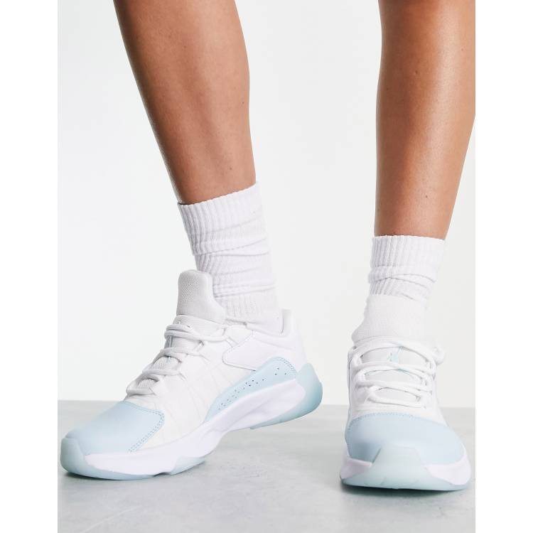 Jordan 11 shop blanche et bleu