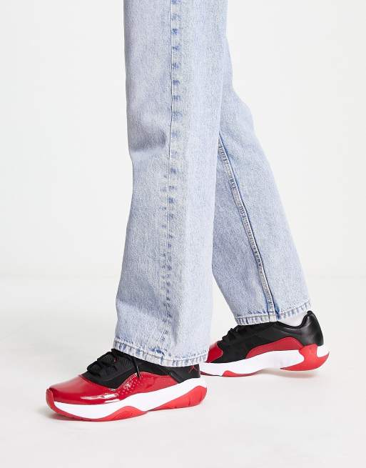 Air Jordan 11 CMFT Low Sneakers in gym rood ASOS