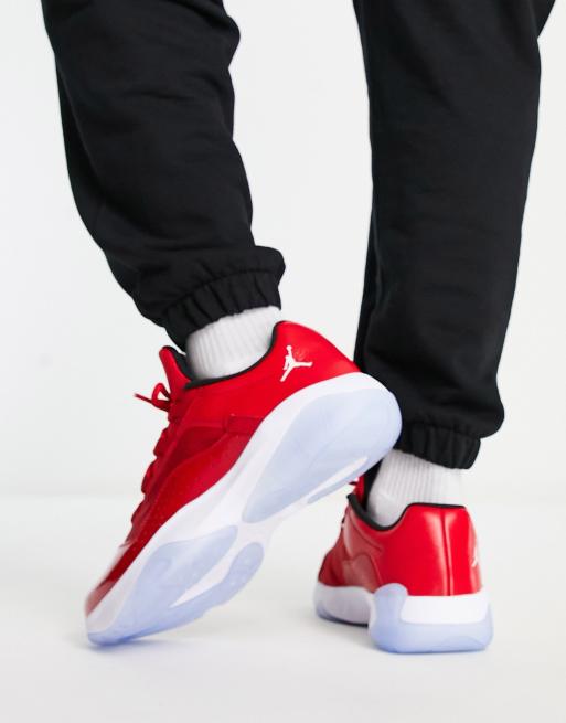 Air jordan hotsell 11 red low