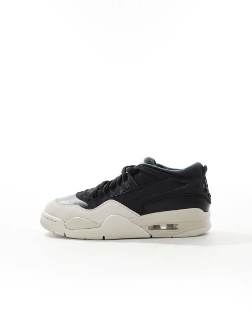 Air Jordan 4 remastered trainers in black and white