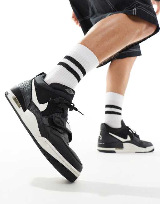 Air Jordan Legacy 312 Low trainers in black and white ASOS