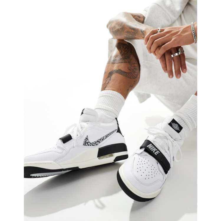 Air Jordan Legacy 312 Low trainers in white and black ASOS