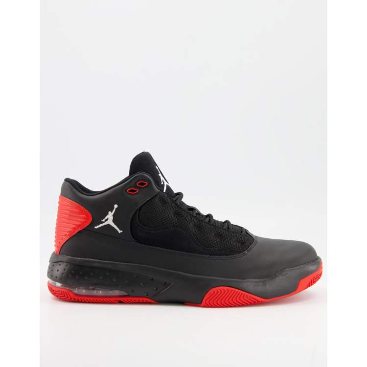 Air Jordan Max Aura 2 trainers in black chile red ASOS