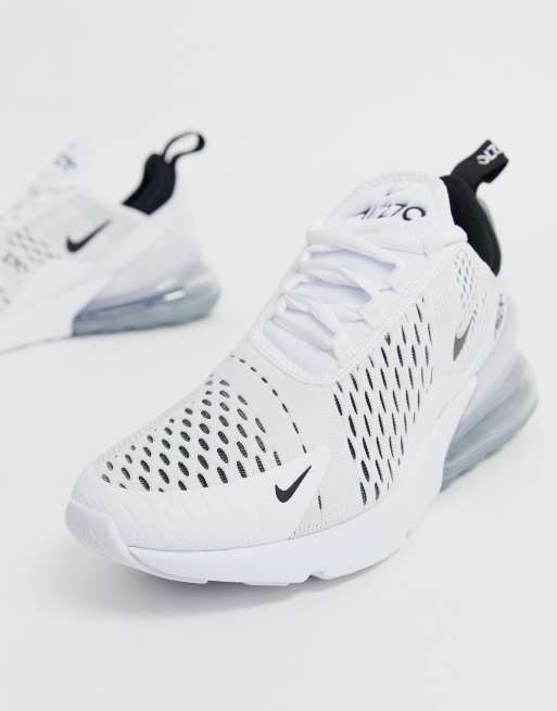 Air Max 270 sneakers i hvid og sort fra Nike ASOS